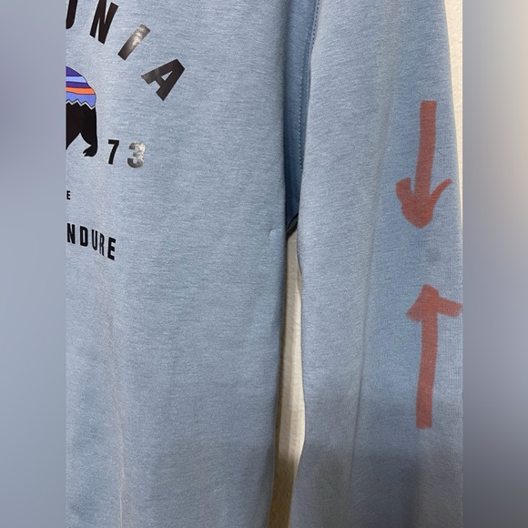 Women’s Blue Patagonia Logo Sweatshirt Size Med - Picture 7 of 7